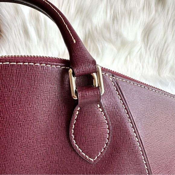 Dooney & Bourke Women’s Satchel in Pebble Grain Leather in Rich Burgundy colour - Picture 6 of 16